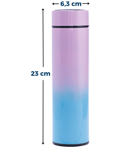 Termo Inteligente Vaso Digital Táctil Taza Led Smart Cup Rosa Azul-2