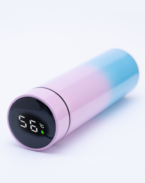 Termo Inteligente Vaso Digital Táctil Taza Led Smart Cup Rosa Azul-0