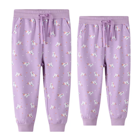 Pantalon Buzo Niña 100% Algodón Unicorn Jump Kids-0