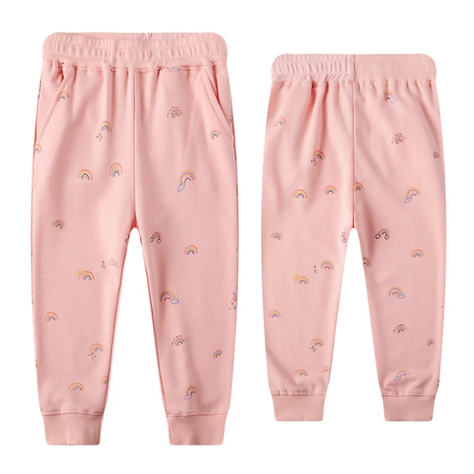 Pantalon Buzo Niña 100% Algodón Arco Iris Jump Kids-0