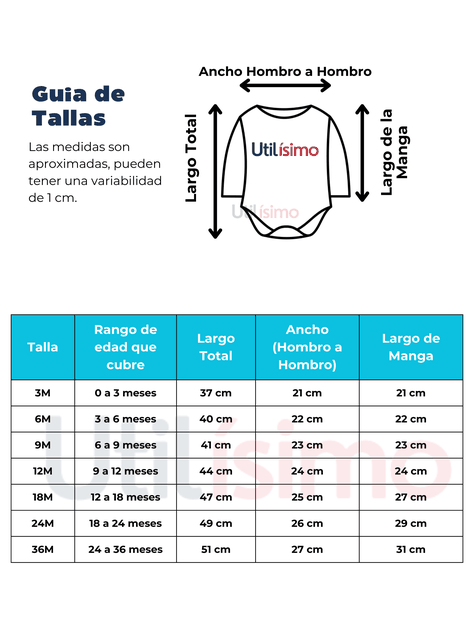 Pack 4 Bodys Bebé Niño Manga Larga Tedmimak 100% Algodón Tiny Tigers-2