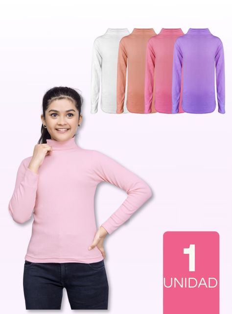 Camiseta Polera Bambú Beatle Niña Primera Capa-0