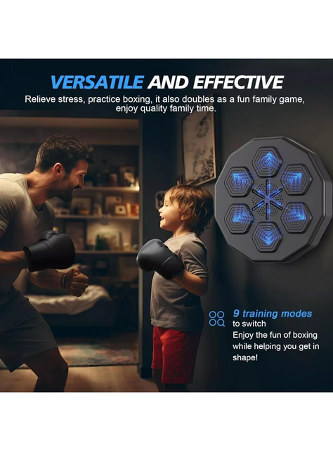 Máquina Boxeo Musical Bluetooth Soporte Entrenamiento-4