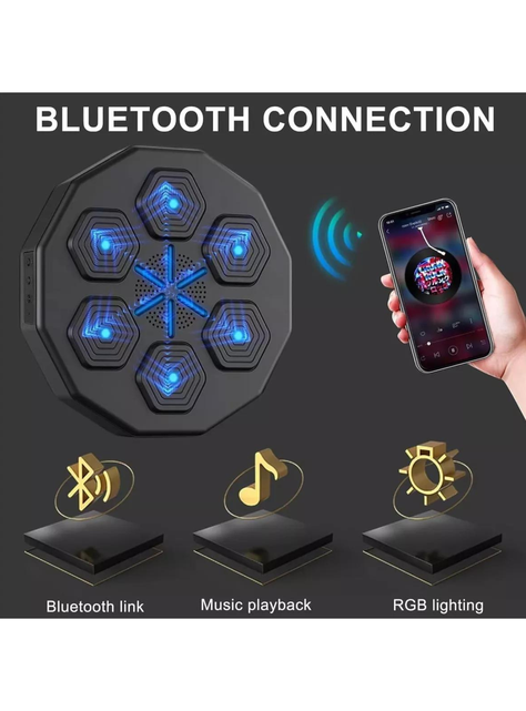 Máquina Boxeo Musical Bluetooth Soporte Entrenamiento-5