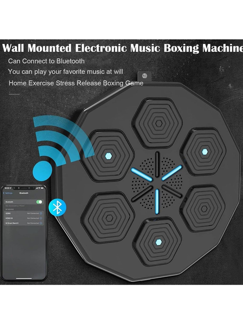Máquina Boxeo Musical Bluetooth Soporte Entrenamiento-7