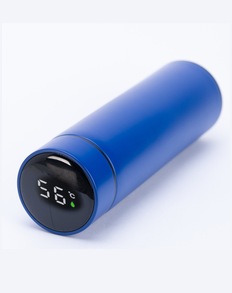 Termo Inteligente Vaso Digital Táctil Taza Led Smart Cup Azul-0