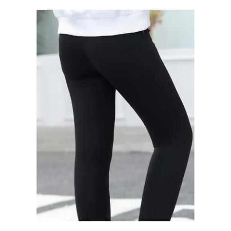 Calza Lycra Frizada Niña Negro Jump Kids-2