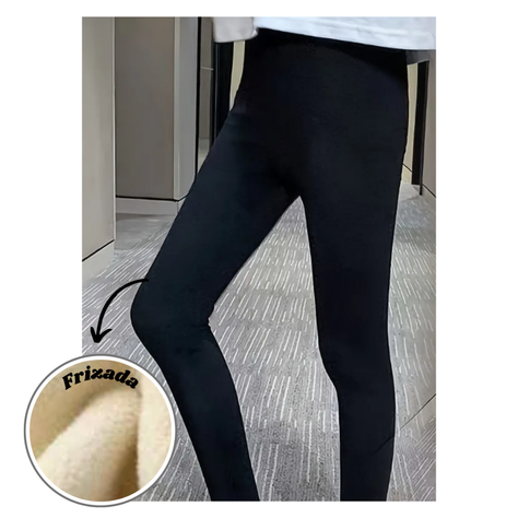 Calza Lycra Frizada Niña Negro Jump Kids-3