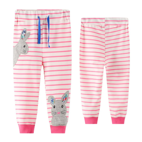 Pantalon Buzo Niña 100% Algodón Conejos Jump Kids-0