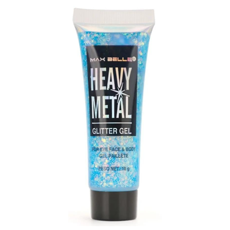 Heavy Metal Glitter en Gel Max Belle 18g T03-0