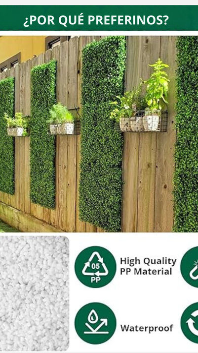 Palmeta artificial trebol vertical de 60x40cm - Envío Gratis-5