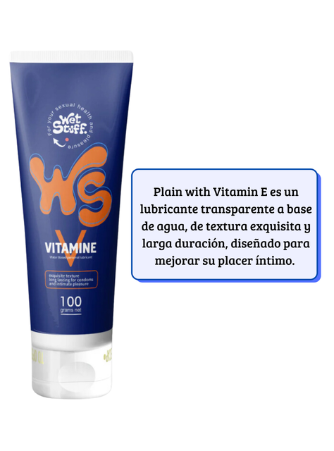 Gel Lubricante Hipoalergénico Base Agua Sin Sabor Vitamina E-1