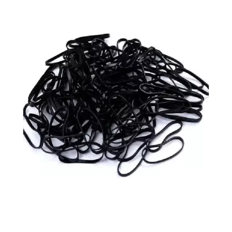 Ligas Para El Cabello Colores Varios MaxBelle Negro-0