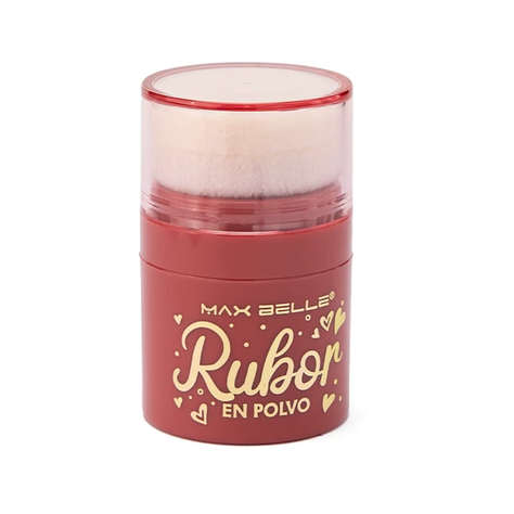 Rubor en Polvo Con Esponja Max Belle T02-1