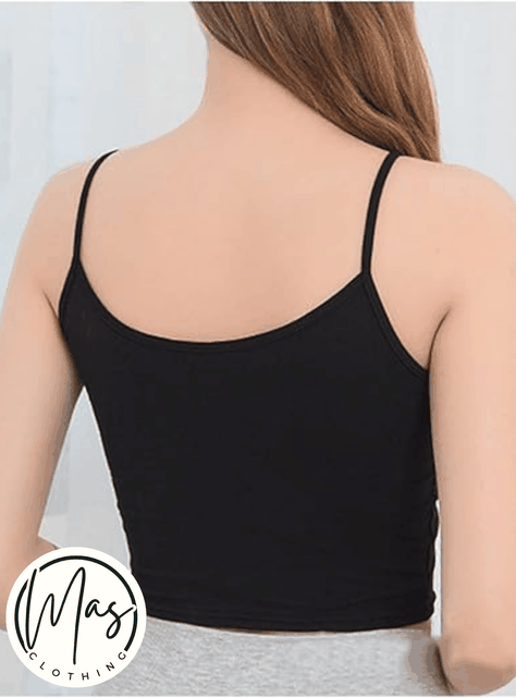 Pack 6 Poleras Mujer Sin Mangas Pabilo Elasticada Colores Surtidos-4