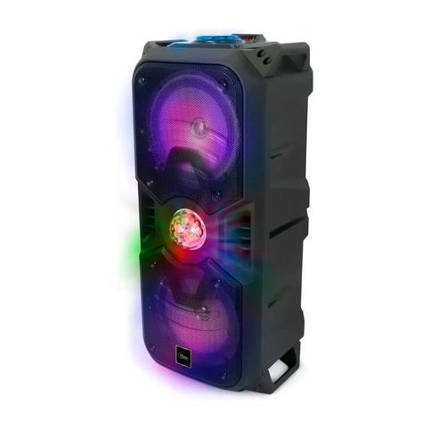 Parlante Portátil Karaoke Funky Disco Mlab-1