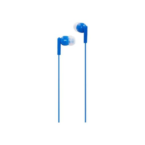 Audifonos Wired In Ear Manos Libres Microlab Gummy Color Azul  -1