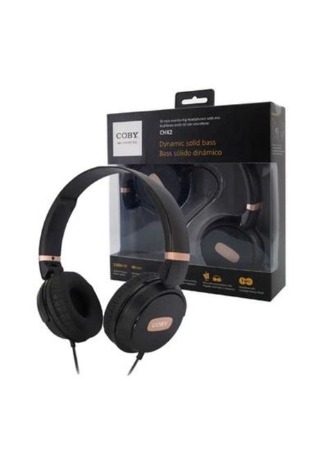 Audifonos Bass Solid Coby CHX2BK Over-Ear-2