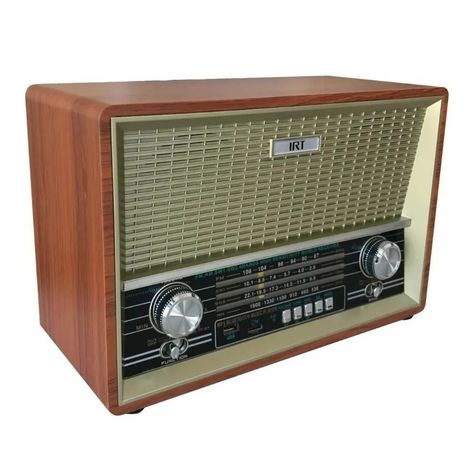 Parlante IRT Retro Bluetooth Fm Am Sw1-2 USB SD Aux-1