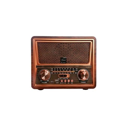 Radio portátil Vennetian Mlab diseño retro con sonido de alta calidad-0