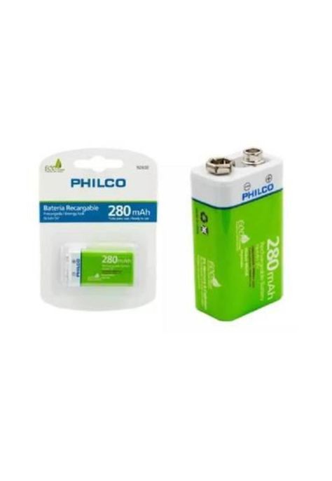 Batería Recargable Ni-mh 9v 280 Mah Philco-2