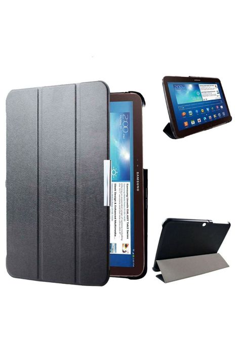 Funda Magnetica Tipo Libro 10  Galaxy Tab Negro P5100-1