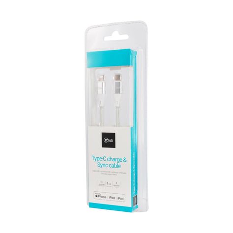 Cable Certificado Lightning a Tipo C Silver-0