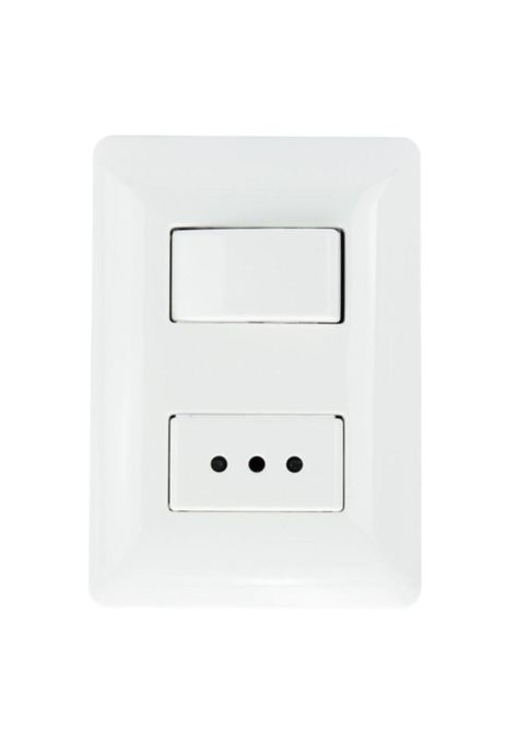Interruptor Para Muro Combinado 250V 10A-1