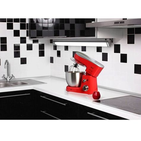 Batidora De Pie Irt Retro Bp700 Roja-5