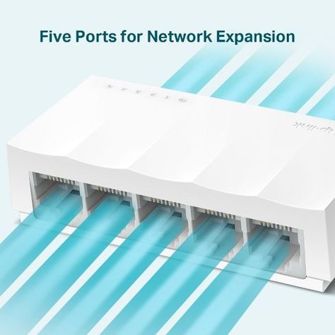 Switch LS1005 de Escritorio de 5 Puertos 10/100Mbps TPLink-1