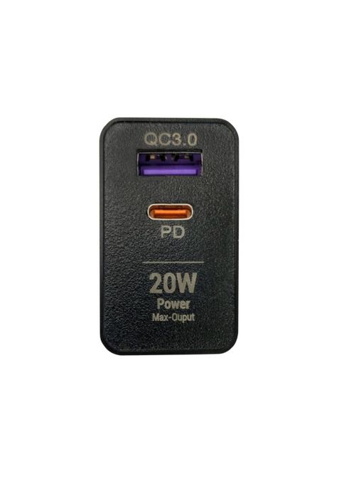 Home Charger 2 puertos USB QC 3.0 + PD 20W carga rápida-2