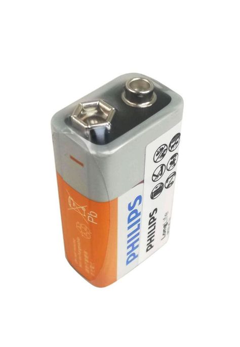 Pila philips  cloruro zinc 9v  termosellado 1PCS-0