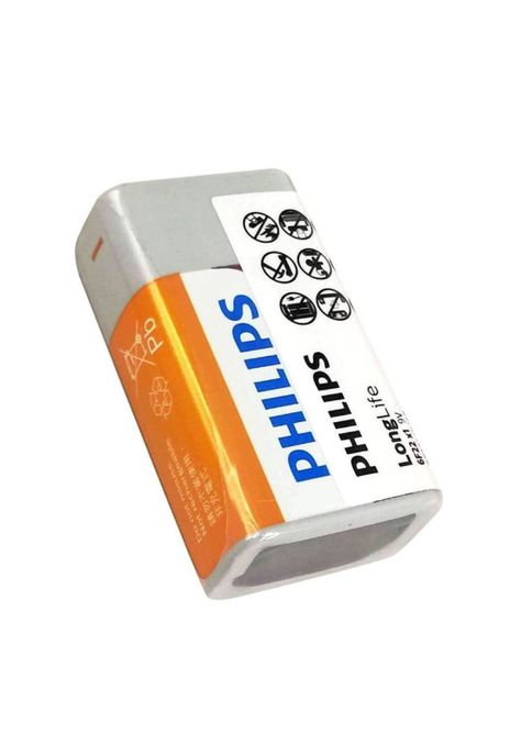 Pila philips  cloruro zinc 9v  termosellado 1PCS-1
