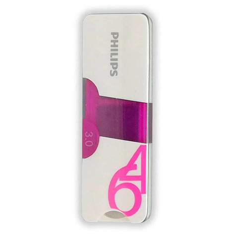 Pendrive Philips FM64FD135B/97 de 64GB con USB 3.0 "Almacena tus datos de forma rápida y segura-0