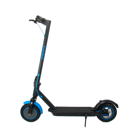 Scooter Shengte 8.5 Macizo 300w Blue + Suspensión -1