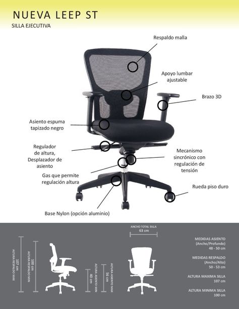 Silla  oficina Lippe-2