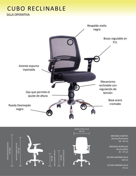 Silla oficina Cubox-2