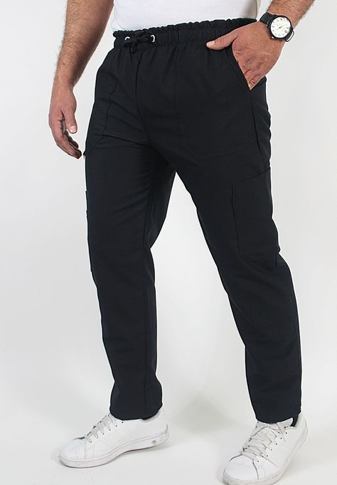 Uniforme Clínico Antifluidos  Negro-6