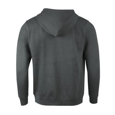 Polerón Canguro Con Cierre Unisex Gris-2