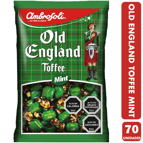 Old England Toffee Mint - Menta (Bolsa Con 70 Unidades)-0