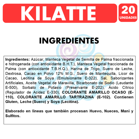 Kilate - Oblea Clásica De La Infancia Fruna (Pack De 20 Un)-1