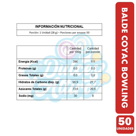 Balde De Coyac Bowling -Metalico De Colección(Balde Con 50U)-2