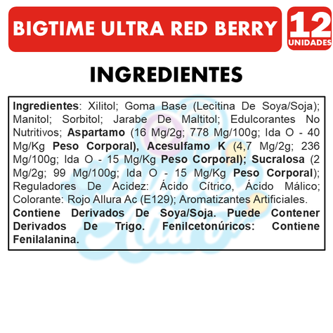 Bigtime Rojo - Ultra Red Berry - Caja Pro (Caja Con 12 Uni)-1
