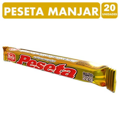 Peseta Con Relleno Manjar - Fruna (Bolsa Con 20 Uni)-0