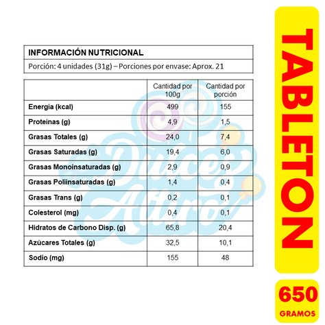 Tabletón En Doypack - Cierre Fácil - Fruna (Bolsa Con 650Gr)-2