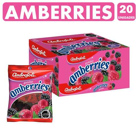 Amberries - Gomitas De Ambrosoli (Caja Con 20 Unidades)-0