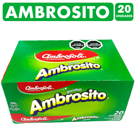 Ambrositos - Gomitas De Ambrosoli (Caja Con 20 Unidades)-0
