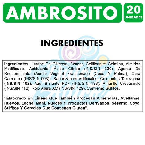 Ambrositos - Gomitas De Ambrosoli (Caja Con 20 Unidades)-1