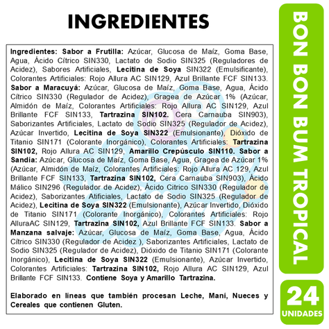 Coyac Bon Bon Bum Sabor Surtidos Tropical (Bolsa Con 24 Un)-1