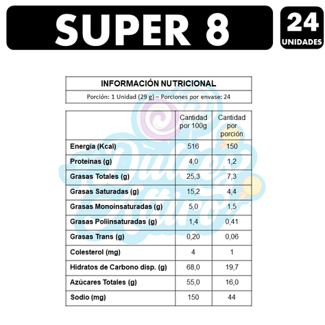 Caja De Super 8 - Oblea Bañada Nestle (Caja Con 24 Uni)-2